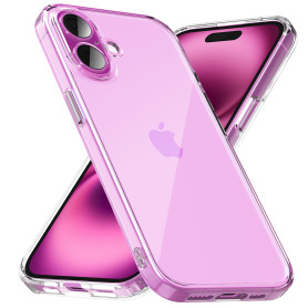 caslord Transparent Ultra Mince Coque pour iPhone 16 | Anti Jaune | TPU | Antichoc | Anti Rayures
