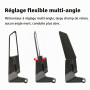 HeyMortoto retroviseur moto embout de guidon, rétroviseur moto embout de guidon, rétroviseurs latéraux Stealth Wind pour Z650 Z9