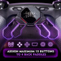 eXtremeRate Spark Palette Manette pour ps5,Boutons Programmable pour ps5 BDM-030 040 050 060 avec Coque Arrière & Écran OLED & C