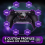 eXtremeRate Spark Palette Manette pour ps5,Boutons Programmable pour ps5 BDM-030 040 050 060 avec Coque Arrière & Écran OLED & C