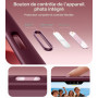 FLLAO Coque pour iPhone 18 Pro Max Magnétique, Bourgogne | Etui Translucide Mat, Compatible avec MagSafe, Protection Militaire, 