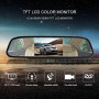 Kit Caméra de Recul Wired avec Moniteur Rétroviseur AHD LCD 4,3 Pouces | Caméra de recul étanche à 4 LED vision nocturne 12 V CC