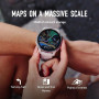 COROS Pace 4 Pro Montre de Sport GPS, écran AMOLED 1,47''- Blanc Silicone | Titane, verre saphir, écran AMOLED 3500 nits, GPS do