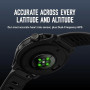 COROS Pace 4 Pro Montre de Sport GPS, écran AMOLED 1,47''- Blanc Silicone | Titane, verre saphir, écran AMOLED 3500 nits, GPS do