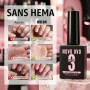NOVO OVO Colle à ongles UV et gel de construction 2 en 1, kit sans essuyage, top coat pour pointes françaises prédécoupées, HEMA