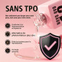NOVO OVO Colle à ongles UV et gel de construction 2 en 1, kit sans essuyage, top coat pour pointes françaises prédécoupées, HEMA