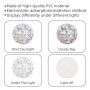 39 pièces suncatcher sticker – stickers fenetre avec effet prisme, film fenetre arc-en-ciel, stickers anti collision oiseaux, dé