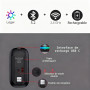 Wowssyo Souris sans fil USB 2,4 GHz - Souris Bluetooth - 1600 DPI - Suivi optique - Rechargeable - LED - Double mode - Pour ordi