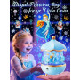 Jouet Reine des Neiges, 19 Films & 15 Musiques Projecteur Ciel Etoile, Rotation 360° & Timer Veilleuse Enfant, La Reine des Neig