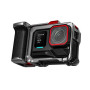 BRDRC Kit de poignée pour Insta360 Ace Pro 2/Ace Pro (avec cage), support de poignée avec bouton déclencheur, dégagement rapide,