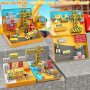 CREAFOMIFE 54 Pièces Blocs Magnétiques Miniatures - Jeu de Construction Magnétique pour Enfants 3+ avec Coffret de Rangement en