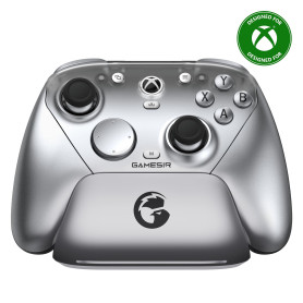 GameSir G7 Pro Manette XBOX Filaire/PC Sans Fil, TMR, 1000Hz, Argent