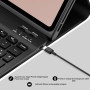 JADEMALL Coque Clavier pour Lenovo Tab Plus 11.5" 2024, AZERTY Français Clavier Magnétique Bluetooth sans Fil pour Lenovo Tab Pl
