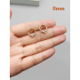 jagosen Septum Nasal Cerceaux 2pcs 16g 8mm 10mm Acier Chirurgical Spirale Oreille Guo Cartilage Boucles D'oreilles Septum Nasal 