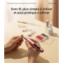 MelodySusie En Forme de Stylo PC180G Portable sans Fil Ponceuse pour Ongles | 25000 tr/min, Rechargeable, pour Le Façonnage de M