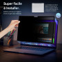 Filtre Confidentialité pour MacBook Air 15 M5/M4/M3/M2 par Nano-Adhésif | Réutilisable Filtre Anti Espion Lumière Bleu Reflet Sa