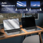 Filtre Confidentialité pour MacBook Air 15 M5/M4/M3/M2 par Nano-Adhésif | Réutilisable Filtre Anti Espion Lumière Bleu Reflet Sa