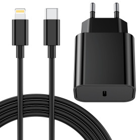 LumFocus 25W Fast Charger for iPhone and 2M Cable, 【MFi Certified】 Fast Charger for iPhone 14/14 Plus/14 Pro/14 Pro Max/13/12/11