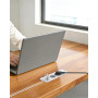 Multiprise encastrable avec USB - Prise de Table escamotable avec 2 Ports USB C (20 W) et 2 Ports USB A - Prise encastrable pour