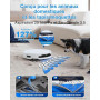 ECOVACS DEEBOT T50 Pro Omni Gen3 Robot Aspirateur Laveur 25000Pa 81mm AIVI | ZeroTangle 3.0, lavage 75°C séchage 45°C, station O