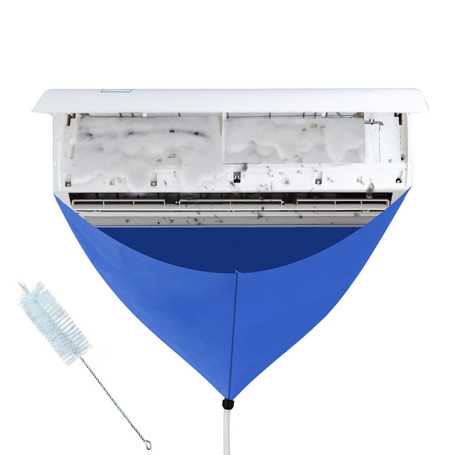 Kit de Nettoyage de Climatiseur,Housse de Nettoyage pour Climatiseur à Fixation Murale,Housse De Lavage pour Climatiseur,Housse 