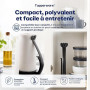 Tupperware Porte Rouleau Essuie-Tout Recycline Eco Plastique Recyclé - Support Cuisine Table Pince Fleur Stable Compatible Lave-