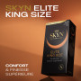 SKYN Elite King Size : Lot de 20 Préservatifs Extra large et ultra fins | Sans latex SKYNFEEL pour Homme/Fins, Lisses, Forme Dro