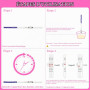 AYBUY 25 Tests de Grossesse Précoces, HCG Test | Sensibilité 25 mIU/ml, Détection Précoce, Utilisation Facile