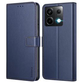 Ganbary Coque pour Xiaomi Redmi Note 13 Pro 5G (Pas pour 4G) / Poco X6 5G, [Housse en Cuir PU Premium] [Etui à Rabat] [Pochette 