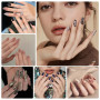 BUTBU 600pcs Capsule Americaine Ongle, 12 Tailles Faux Ongles Lon, Capsules Ongles Gel Couverture Complète pour Prothésiste Ongu