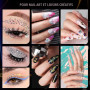 3500 Pièces Strass Ongle Nail Art, Bijoux Ongles Nail Art 3D Strass pour Ongle Avec Pince à Epiler et Stylo de Cueillette Strass