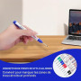10 Pcs Marqueur Trou Profond, Marqueur Charpentier, Deep Hole Markers, 20mm Long Nib Marker Crayon Chantier Marqueurs Chantier,