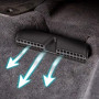 DIYUCAR Joint de sortie d'air noir sous le siège pour X3 F25 X4 F26 2011-2017 Conduite à gauche Accessoires pour conduite à gauc