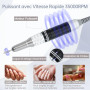 Delanie Ponceuse pour Ongles Professionnelle Electrique 35000RPM Sans Fil Portable pour Manucure Pédicure avec 6 Embouts et Affi