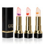 3 Pièces Beauté Jelly Lipstick, Rouge à Lèvres Magique Changeant de Couleur, Fleurs Transparent Baume à Lèvres Set, Soin Naturel