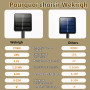 Wekrigh Guirlande Solaire Exterieur 2 x 12M 100LED 8 Mode IP65 Étanche | Guirlande Lumineuse Exterieure Solaire Fil de Cuivre, L