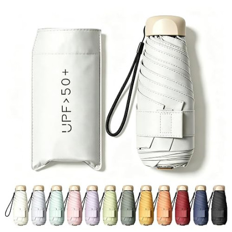 Maykafay Parapluie Pliant Compact Anti UV- Parapluie