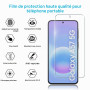 Didisky Lot de 3 Protecteur Verre Trempé pour Samsung Galaxy A57 5G, Film Protection écran, dureté 9H, Pas de Bulles, Haute défi