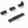 SBGJMY Kit Tactique D’Arrêt de Main Mlok Keymod, 4 Pièces/Ensemble Couvercle de Rail Poignée Avant Foregrip pour Le Système de R