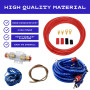 SZHUGEKI 10GA Cable Ampli Voiture, 4.5 Meter Kits de Fils de Caisson | Technologie de Réduction du Bruit Haute Fidélité,Reproduc