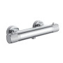 Mitigeur de Douche Thermostatique,Robinet de douche Thermostatique avec arrêt de sécurité à 38°C,Chromé