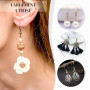 TOAOB 1150pcs Crochets de Boucles d'oreilles en Kit Loisirs Créatifs Multicolores 18mm et 4mm Anneaux de Sauter avec 200pcs Ferm
