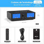 DoukAudio 600W Amplificateur 2/4 canaux : Sélecteur d'enceintes | Amplificateur numérique pour Eversolo DMP-A6 avec entrées XLR-