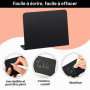 MZMing Mini Tableau Noir 20PCS Mini Ardoise Craie Plastique 10x7.5cm | Mini Panneau d'Affichage Petit Tableau Noir Effacable Réu