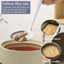 Evanda Ensemble de 6 pièces d’ustensiles de cuisine robustes en acier inoxydable, accessoires de cuisine Home Essentials
