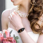 PaceBid Métal Bracelet pour Xiaomi Redmi Watch 2 Lite, Avec Métal Cadre | Acier Inoxydable Métal Avec Cadre Bracelet Taille Ajus
