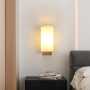 Toolight Lampe Murale Bois Tissu E27 Rectangulaire Chambre Couloir | Applique Murale Vintage, Abat-jour en Tissu, pour Escalier 