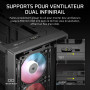 CORSAIR Frame 4000D LCD RS ARGB Boîtier PC – Écran Tactile LCD XENEON Edge 14,5 Pouces, Système InfiniRail, 4 Ventilateurs RS120