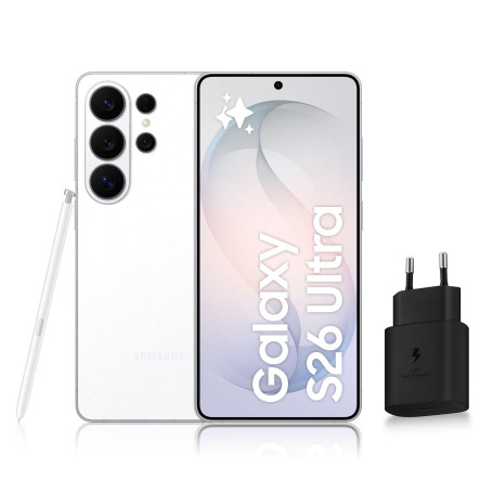 Samsung Galaxy S26 Ultra, Smartphone Android 5G avec Galaxy AI, 512 Go, Chargeur Secteur Rapide 25W Inclus, Smartphone déverroui