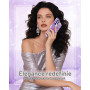 XYZ Coque pour Samsung Galaxy S25 Ultra, Housse de Téléphone Brillante Bling à Strass avec Support Cœur à 2 Anneaux & Lanière, C